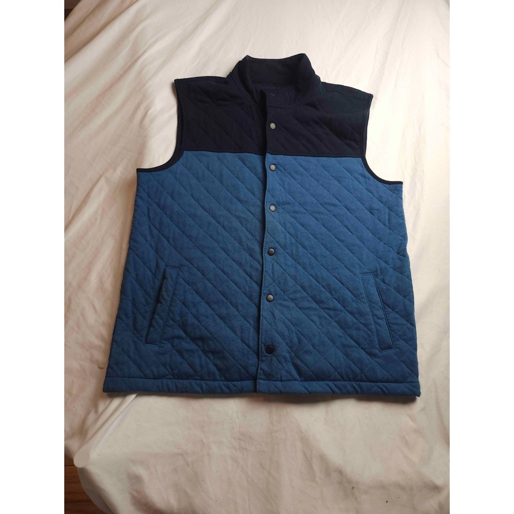Croft & Barrow Vest Mens L Colorblock Quilted Coastal Grandpa Outdoor Gorpcore